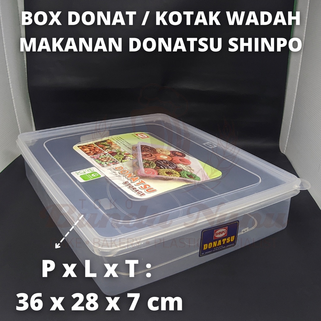 Shinpo Box Donat Kotak Wadah Makanan Donatsu