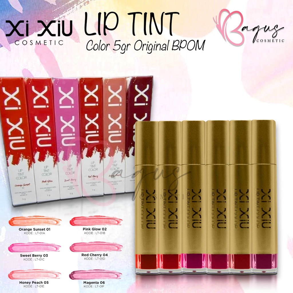 ⭐BAGUS⭐ XI XIU DARK WONDER LIPTINT COLOR 5GR ORIGINAL BPOM / LIP TINT XI XIU