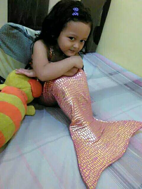 Mermaid PUTRI DUYUNG pakaian dress renang anak-anak cantik