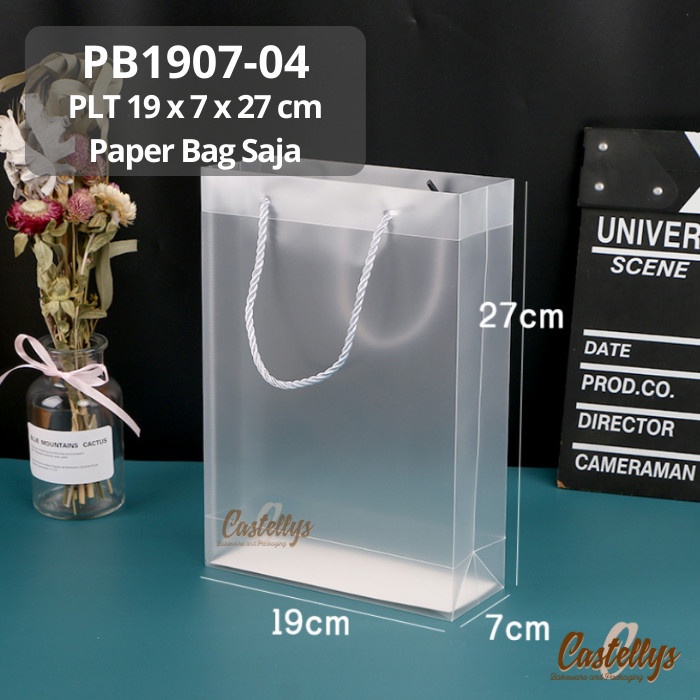 

PB1907-04 Paper Bag Plastik Doff Tas Kue Hampers Goodie Bag