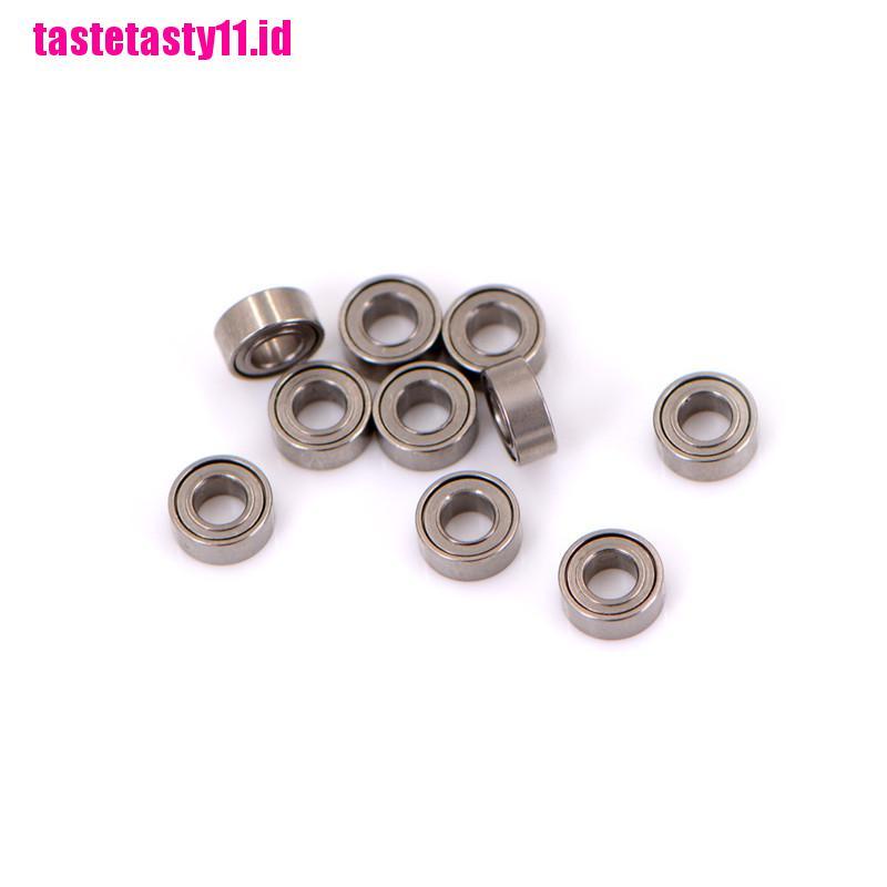 10 Pcs Bola bearing Mini Bahan Baja MR63ZZ