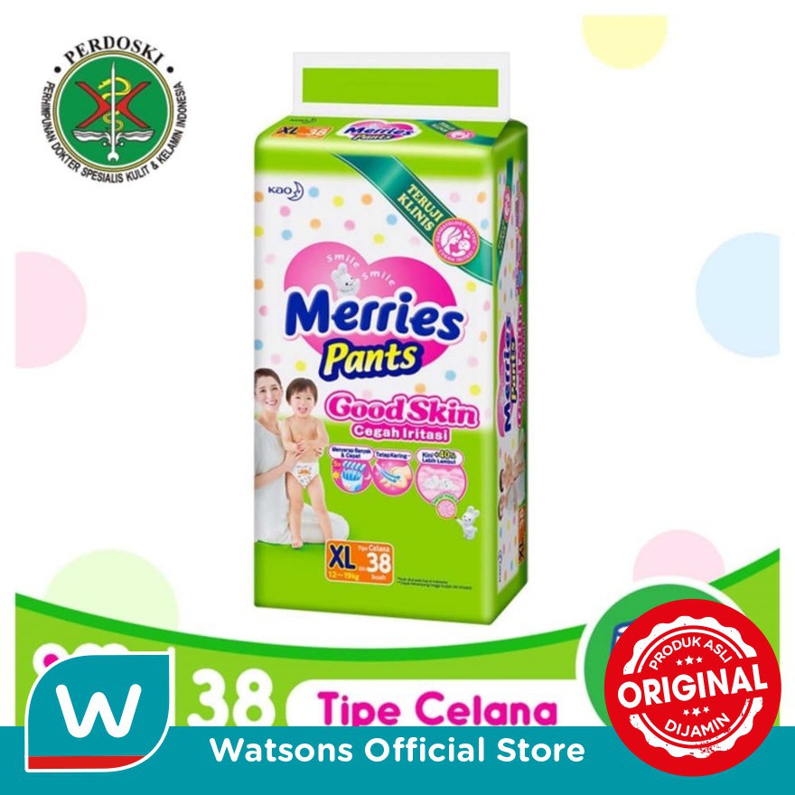Jual Merries Good Skin Pants XL 38pcs | Shopee Indonesia