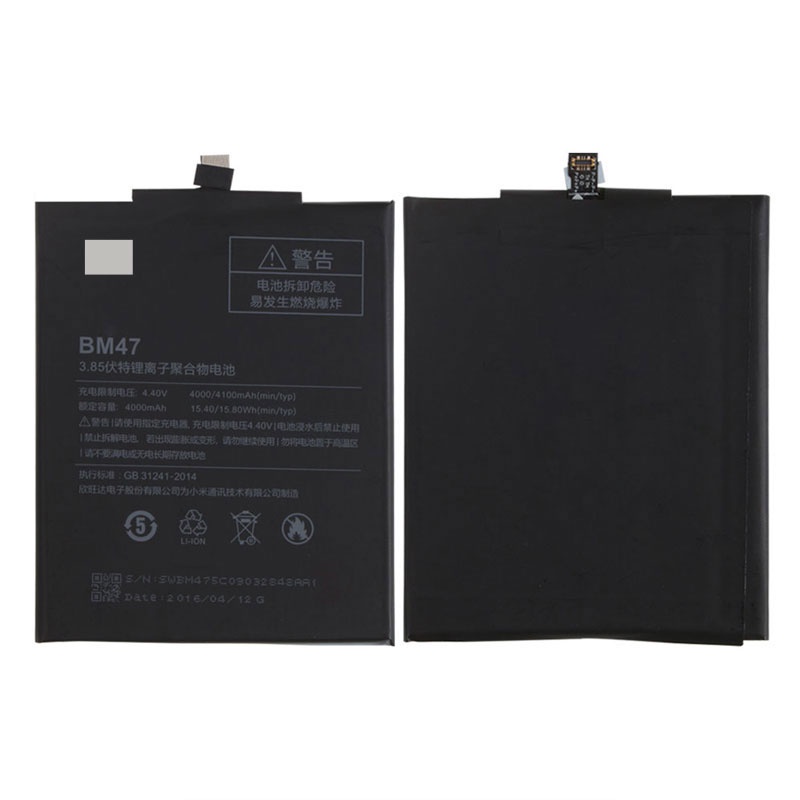 baterai batre batrai battery BM47 (BT) FOR XIAOMI REDMI 3 REDMI 3S REDMI 4X