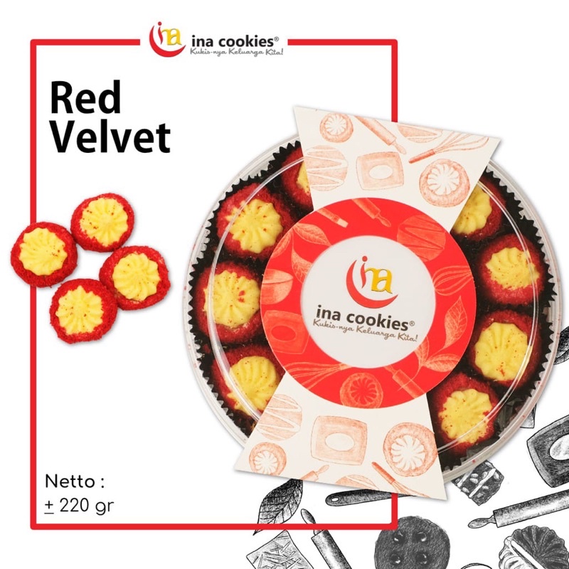 

kayla_cemilan kue kering red velvet ina cookies