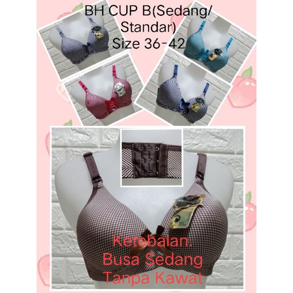 BH Hak 3 CUP B(Sedang/Standar)W B 03 (293) BRA   36-42 pakaian dalam Wanita Remaja dewasa