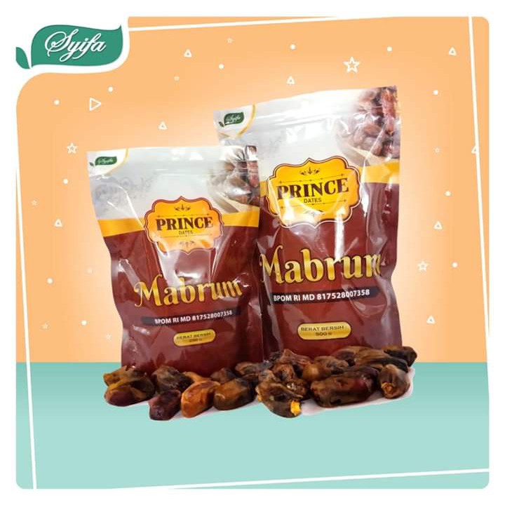 Kurma Madinah Kurma Mabrum Kurma Mabroom Prince Dates 500 gram