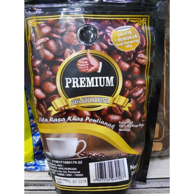 

Kopi Bubuk Robusta PREMIUM - merk DJEMPOL 250GR