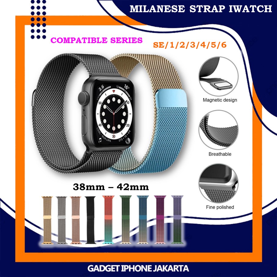 Premium (RRW) Tali Jam Tangan Magnet / Strap Series 1, 2, 3, 4, 5, 6, 7 Smartwatch / Watch / iwatch