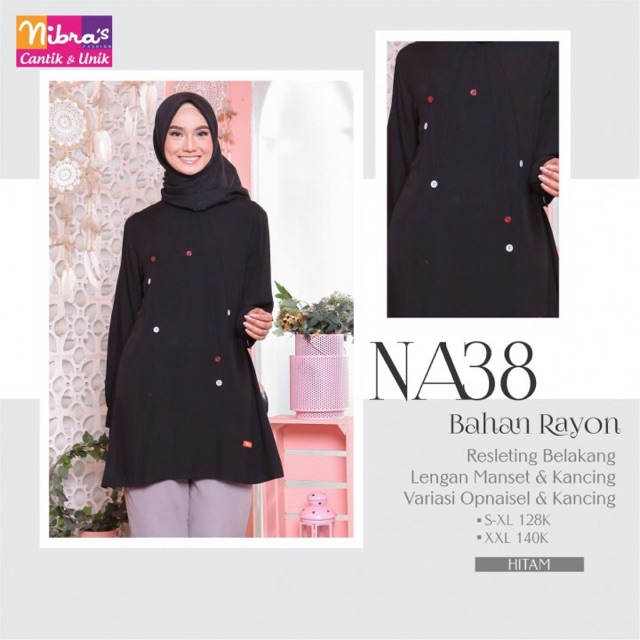 Atasan muslim wanita / Atasan muslim nibras