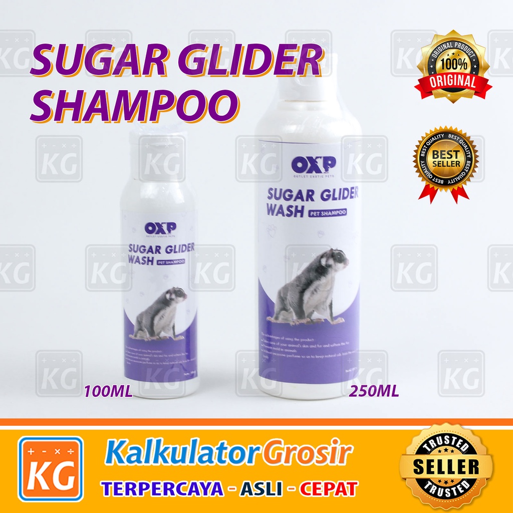 Shampo Sugar Glider Wash / Shampoo Hewan Peliharaan Dengan Natural Oil Melembutkan Bulu Sabun Shampo