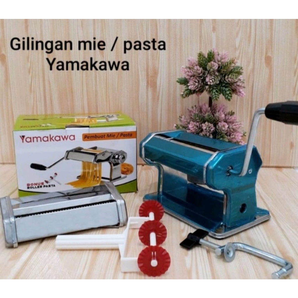 GILINGAN MIE DOUBLE / ALAT PEMBUAT MIE 2 in 1 SNI FREE PACKING BOX