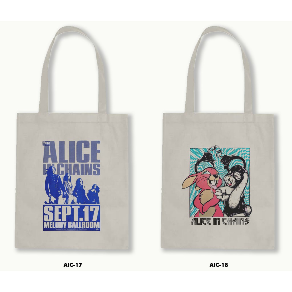 TOTE BAG BLACU - ALICE IN CHAINS .01