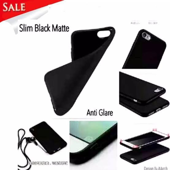 SOFT CASE SLIM MATTE / BLACK MATTE OPPO F7