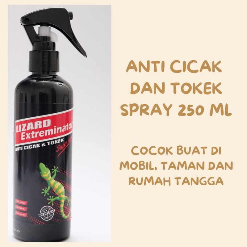 Lizard Extreminator  Anti cicak dan tokek 250 Ml gun kiler