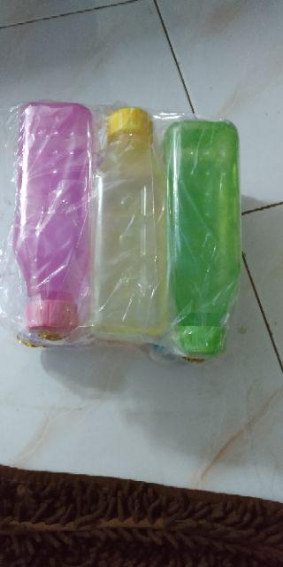 6 Botol Minum 500 Ml / Botol Air 500 Ml - Cleo Evo Square