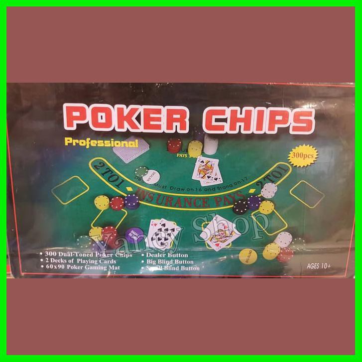 BOARD GAME CHIP POKER SET ISI 300