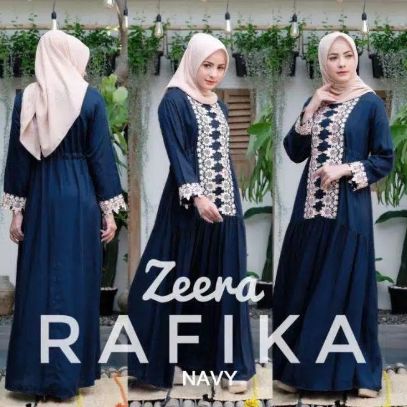 DASTER ARAB RAFIKA | RAYON SUPER GRADE A | RESLETING DEPAN BUSUI | RENDA MILO ORI