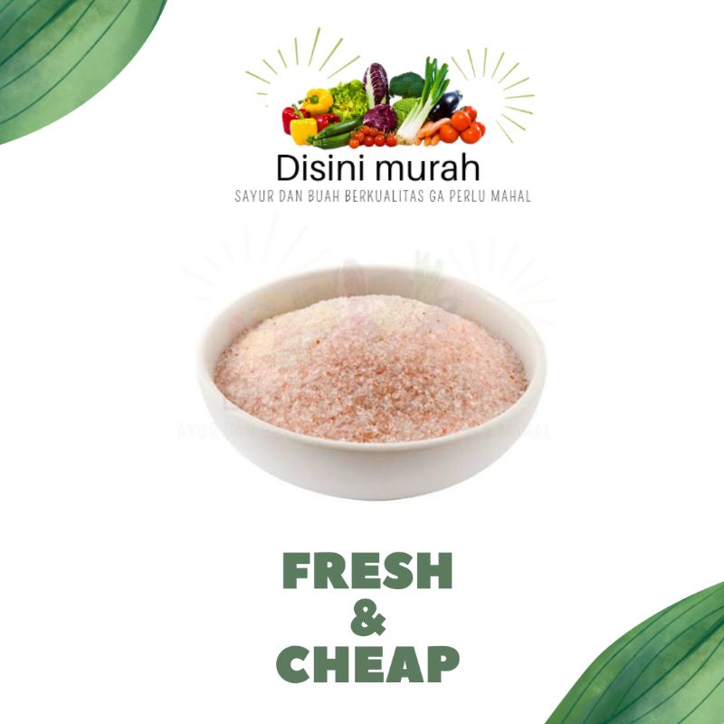 

himalayan pink salt - garam pink himalaya per pack ±50gr