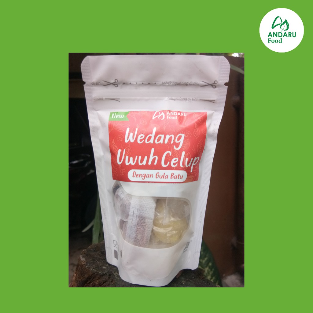 

Wedang Uwuh Celup Mini Gula Batu Andaru Isi 4 Tea Bag by Andaru Food