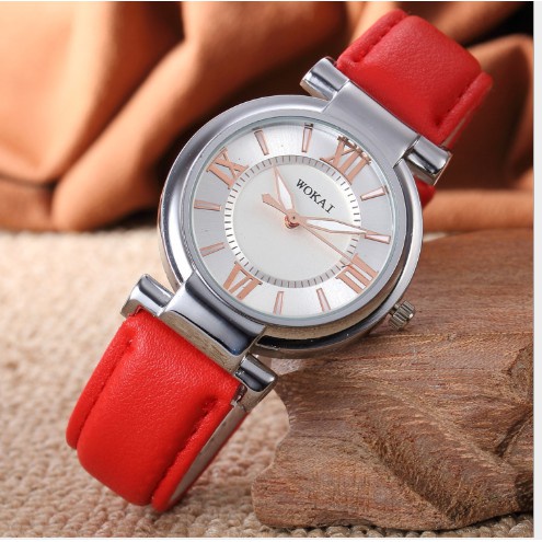 ✅Grosir Jam Senen - J-138 Jam Tangan Wanita Wokai Kulit