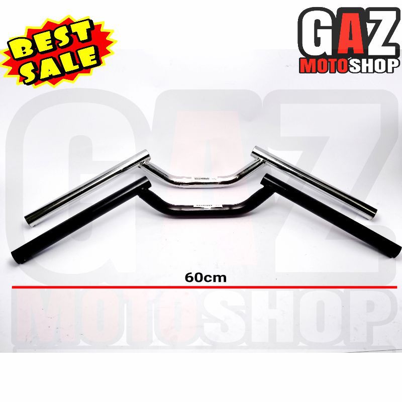 Stang Sprinter racing Pendek Stir CB herex Hitam atau Crhome