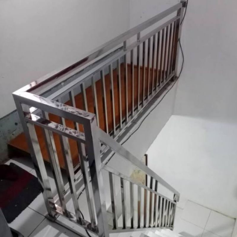 Jual Railing Tangga Stainless Minimalis Indonesia|Shopee Indonesia