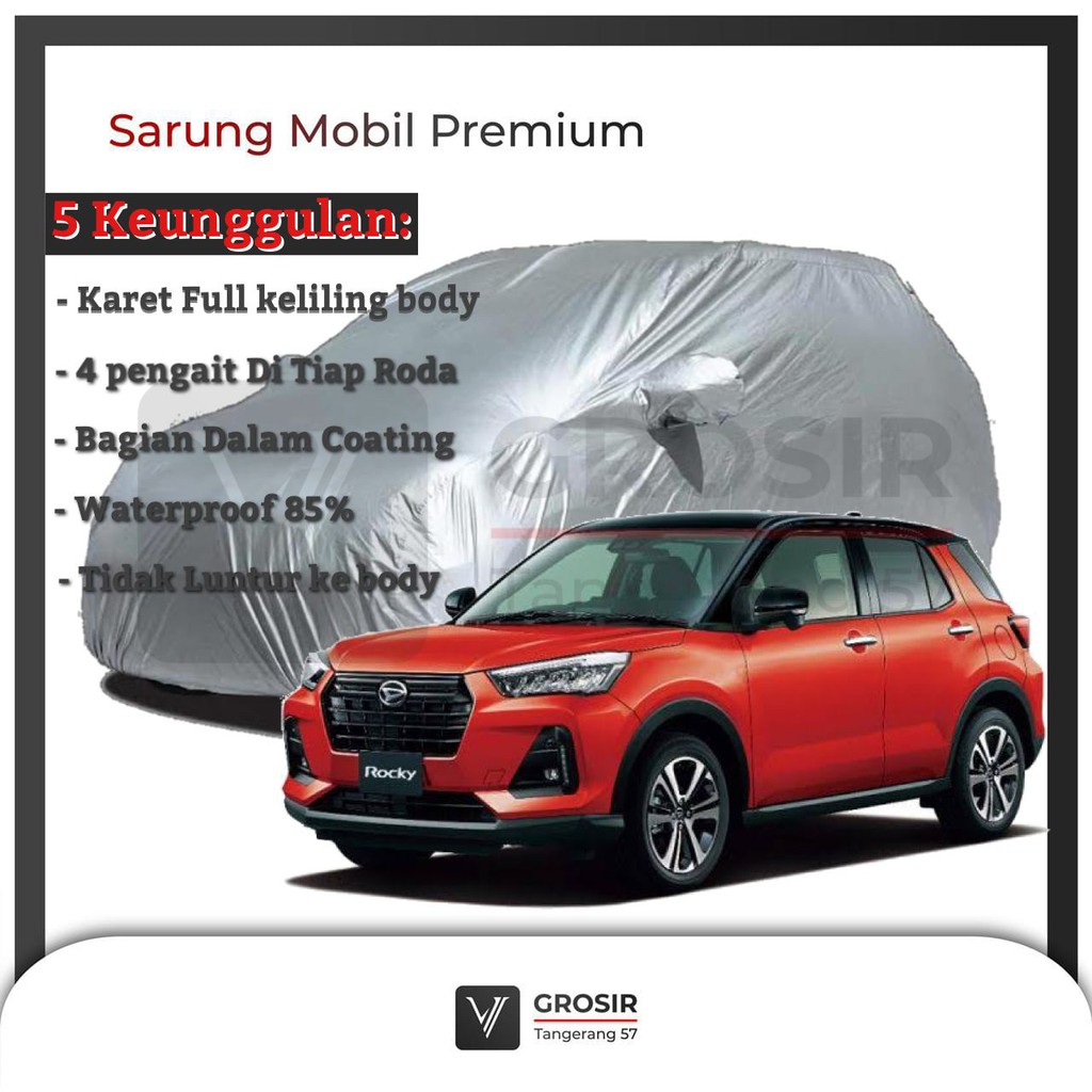BODY COVER MOBIL DAIHATSU ROCKY / SARUNG MOBIL DAIHATSU ROCKY PREMIUM