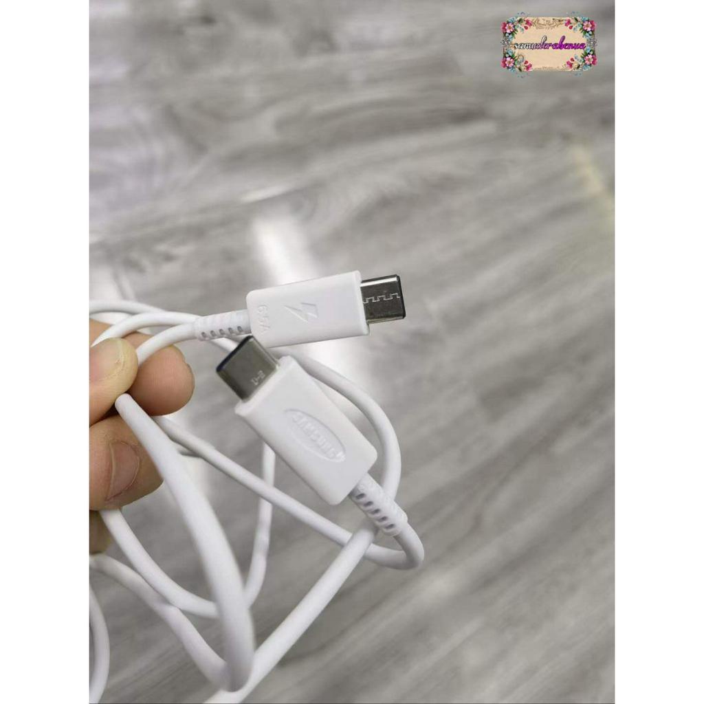 kabel cable data original cabutan nonpack Samsung note 10 tipe c to tipe c original 100% super fastcharging note10+ 20 ultra Z flip 3 Z flip 4 Z fold 3 z fold 4 s20 s21 s22 S21fe s22+ s22 ultra s23 s23+ s23 ultra a32 a52 a72 a22 4g a22 5g m11 a11 SB5404