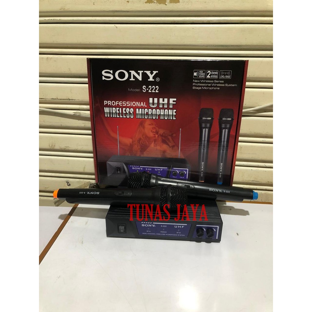 Microphone  SONY S-222 Mic Double Wireless