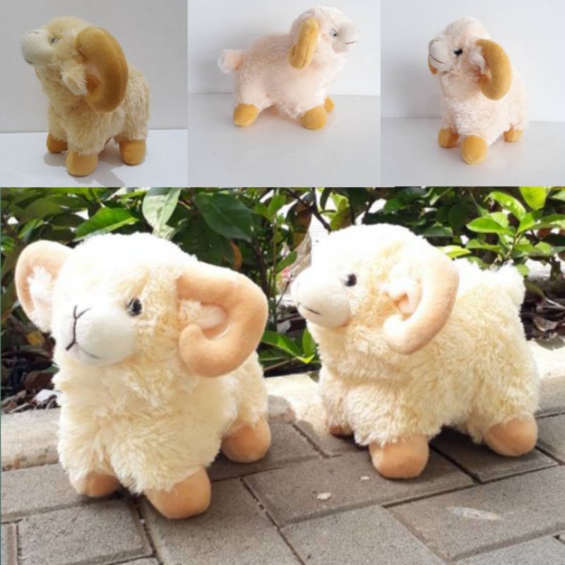 Boneka Domba M 25Cm Souvenir Aqiqah Boneka Binatang Kambing