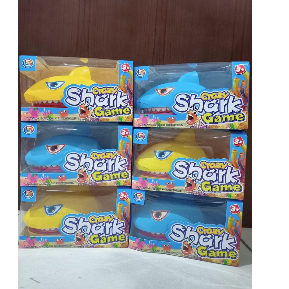 ㅰ Mainan Hiu Gigit Shark Mainan Hiu Gigit jari mainan gigit ikan hiu TERMURAH 3894 ◘