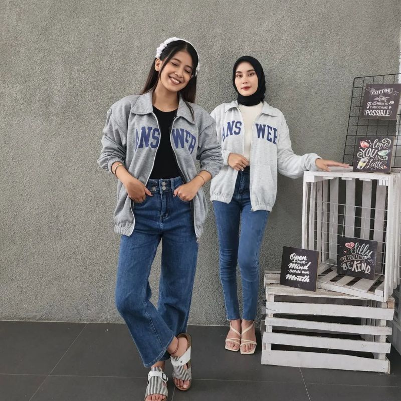 Jaket Sweater ANSSWER Oversize