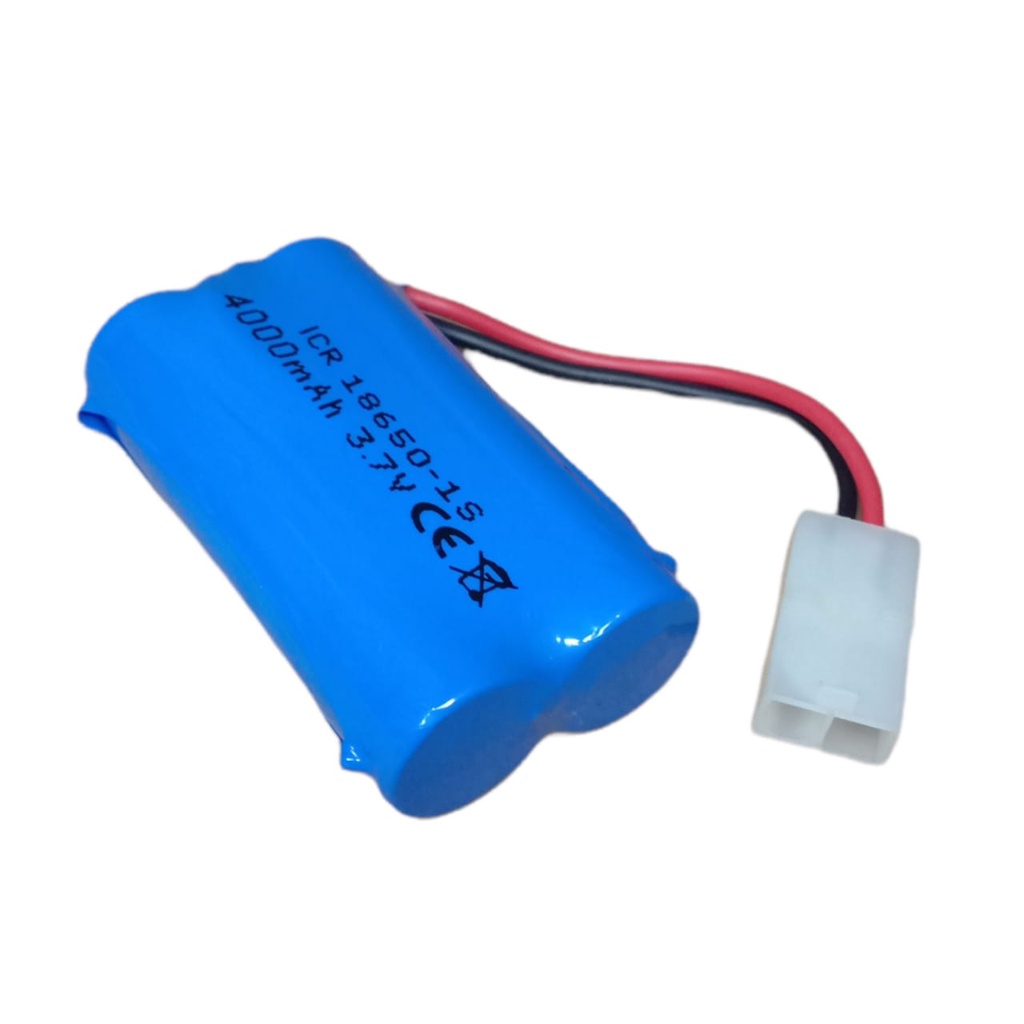 Baterai RC / Remot Control &amp; Elektronik Lainnya 2X 18650-1S 4000mAh 3.7V Protektor BMS 6A Soket Putih 2 Pin RC