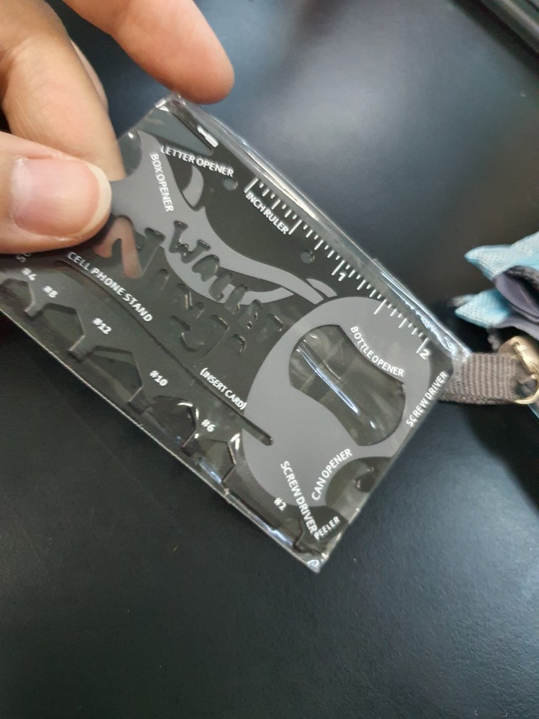 Sofimall Wallet Ninja 18in1 Multifungsi Credit Card Kartu Atm Serbaguna Magic Pisau Flexible