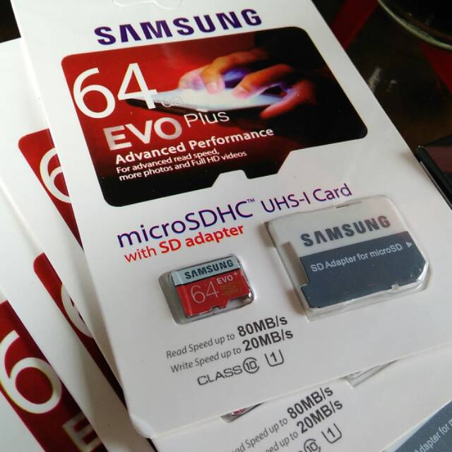SAMSUNG EVO 64GB CLASS 10 1jt/45pcs