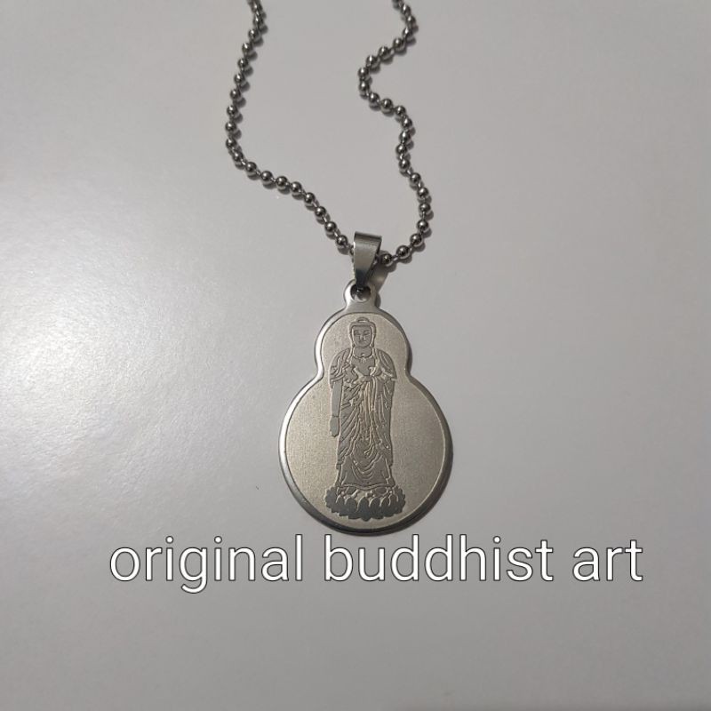 liontin buddha titanium