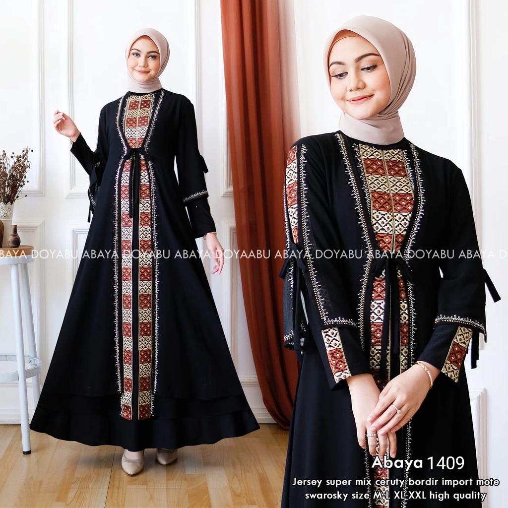 unna_store.2019 / Abaya Turkey Terbaru Original Premium Quality Fashion Mewah Hitam Wanita Dewasa El