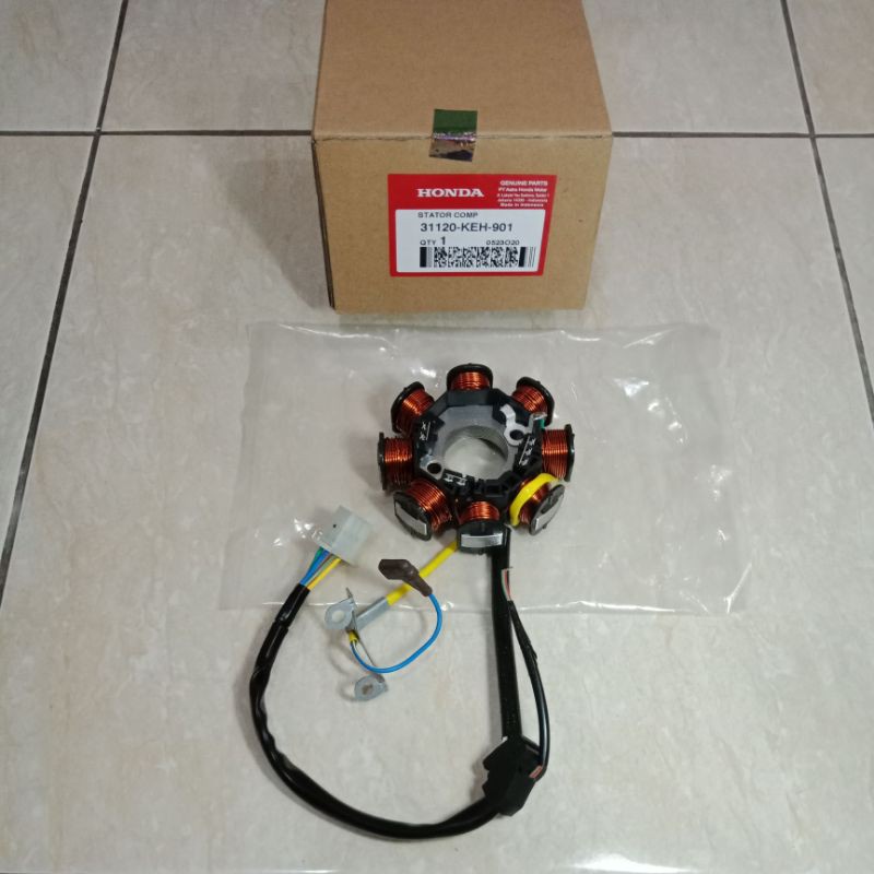 SPULL SPUL STATOR KEH GL PRO NEOTECH MEGAPRO 2005 2006 ORIGINAL ORI ASLI HONDA AHM 31120-KEH-901