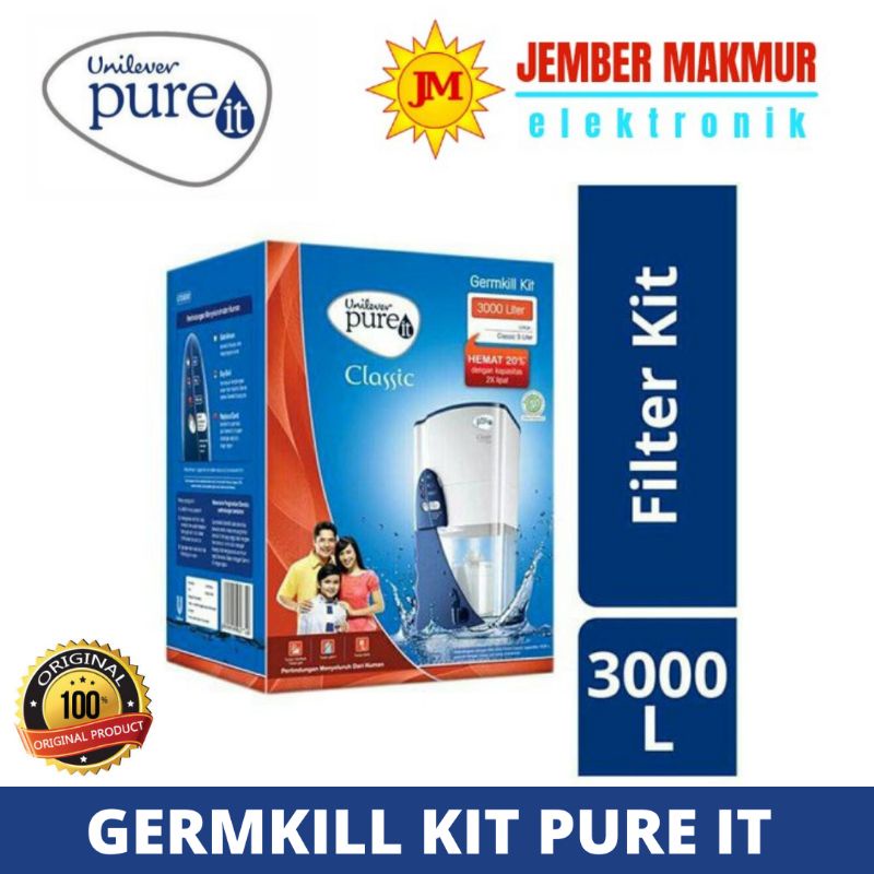 PURE IT FILTER KIT 3000 L Refill Germkill Kit germ kill GKK FILTER AIR PURE IT PUREIT