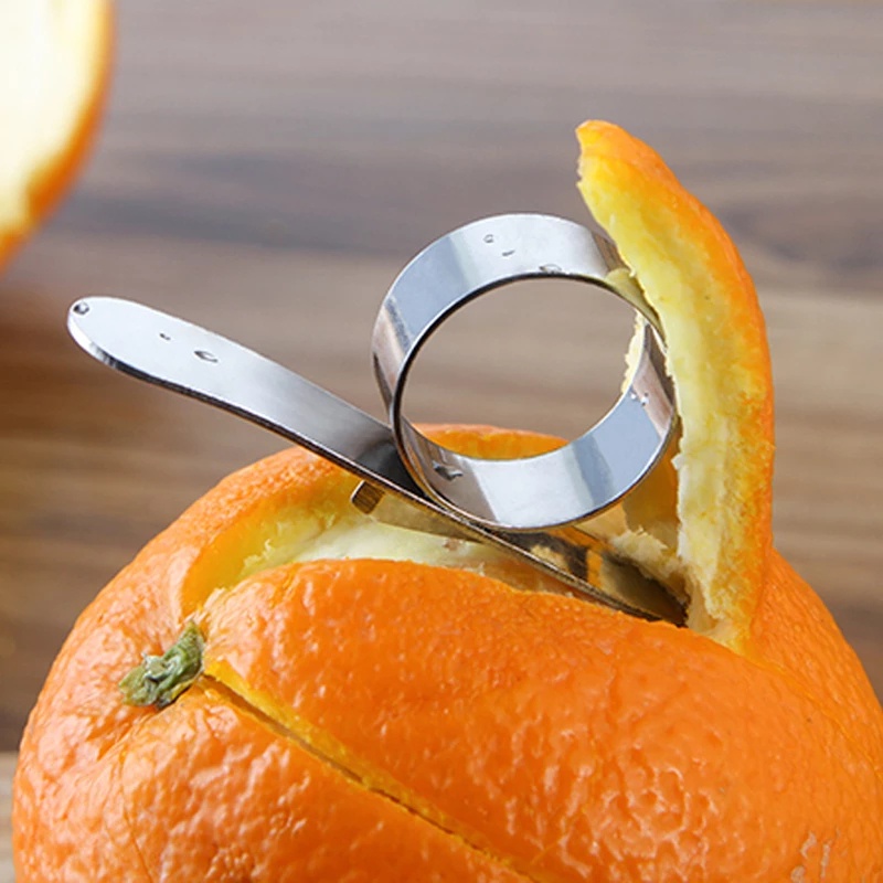 Alat Pengupas Kulit Jeruk / Lemon Bahan Stainless Steel