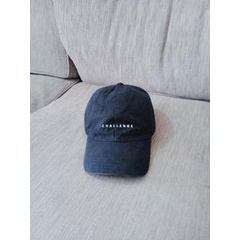 TERMURAH !! TOPI BASEBALL BORDIR SMILE / RECLUSIVE / GARIS TIGA RING LAKI PEREMPUAN-TOPI CHALLENGE NAVY