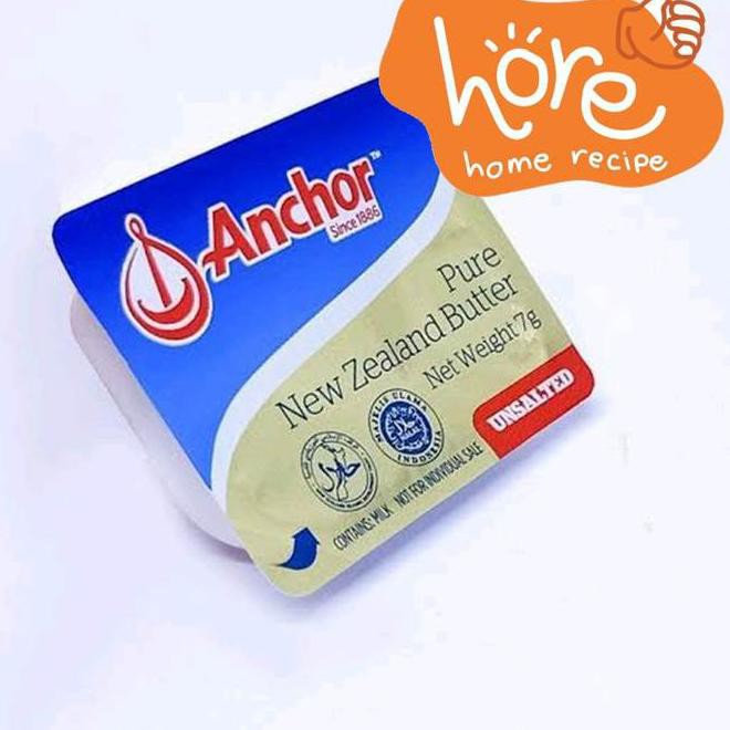 

【TERSEDIA & COD】 Anchor Unsalted Butter Minidish 7 gram untuk MPASI (pack 10 pcs)