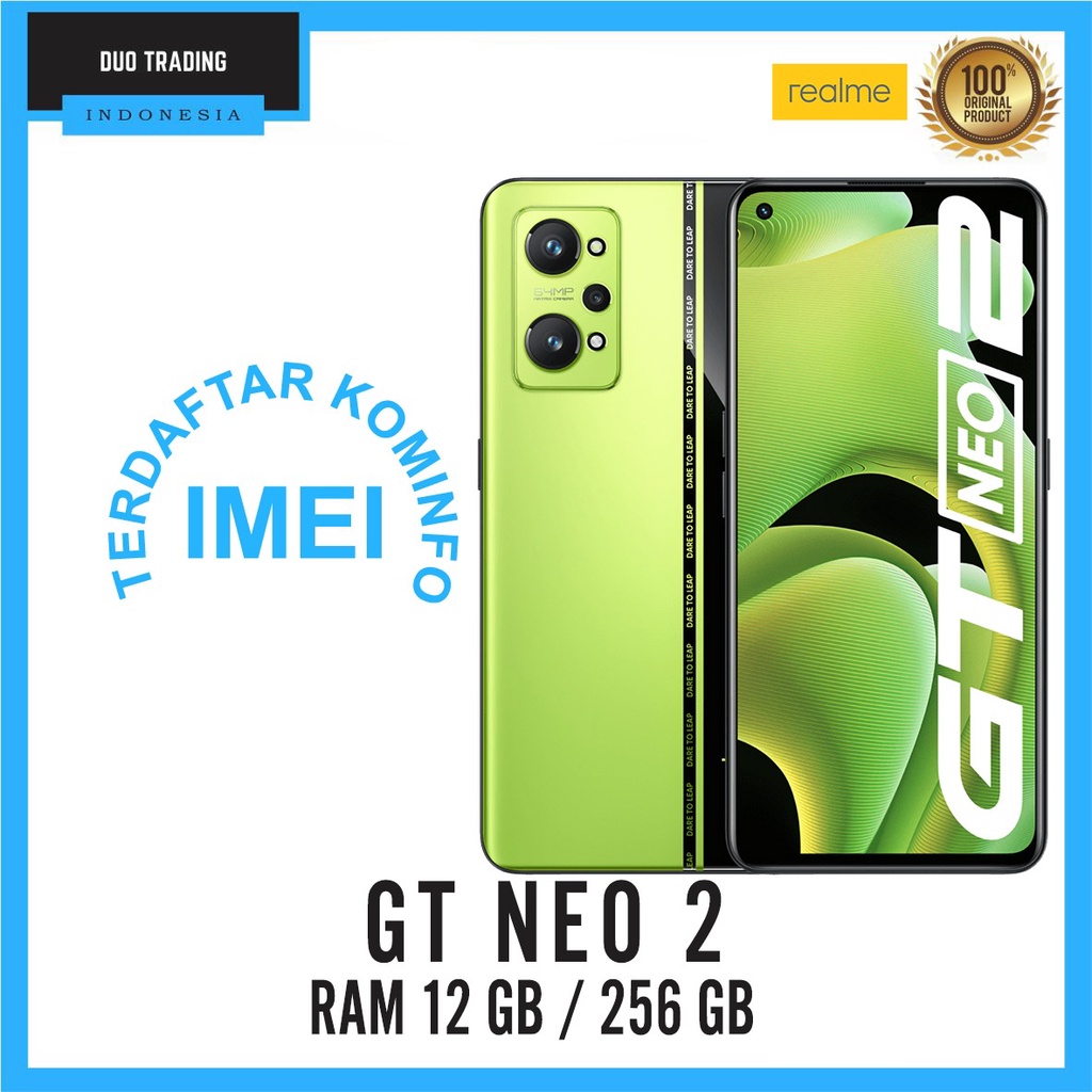 REALME GT NEO 2 RAM 12/256 GB GARANSI RESMI REALME GT NEO2 RAM 12GB ROM 256GB