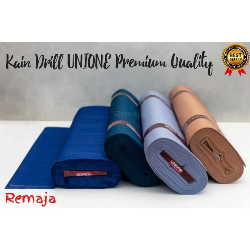 Kain Unione Drill meteran bahan kain seragam Original