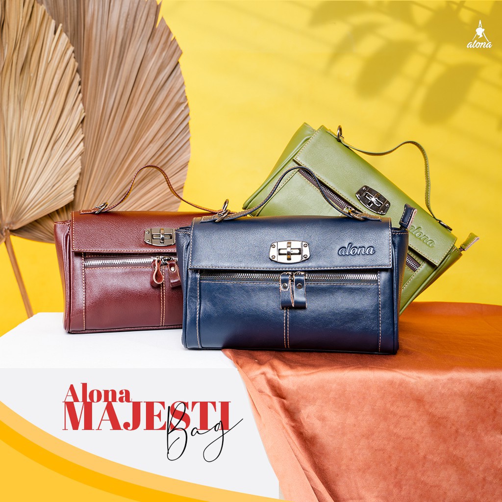 ALONA SHOULDER BAG MAJESTY / TAS SELEMPANG WANITA KULIT ASLI