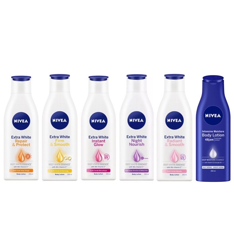 NIVEA EXTRA WHITE BODY LOTION 100ml/200ml [SERBU BEAUTY]