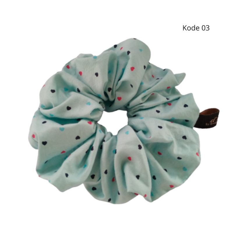 Scrunchie Bintang bahan katun Jepang Diameter 15 cm