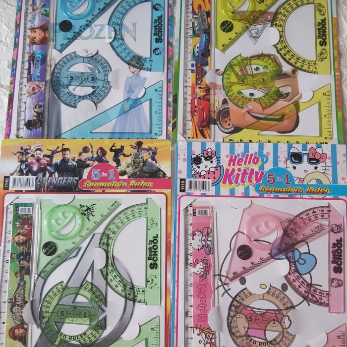 

Eklusif Penggaris Set Lengkap Karakter Sale!!!