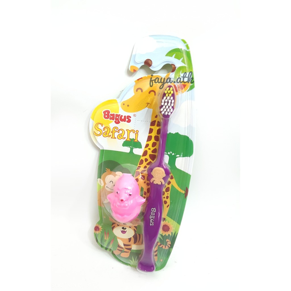 SIKAT GIGI ANAK BAGUS SAFARI KIDS TOOTHBRUSH SOFT W91120 LUCU BAGUS