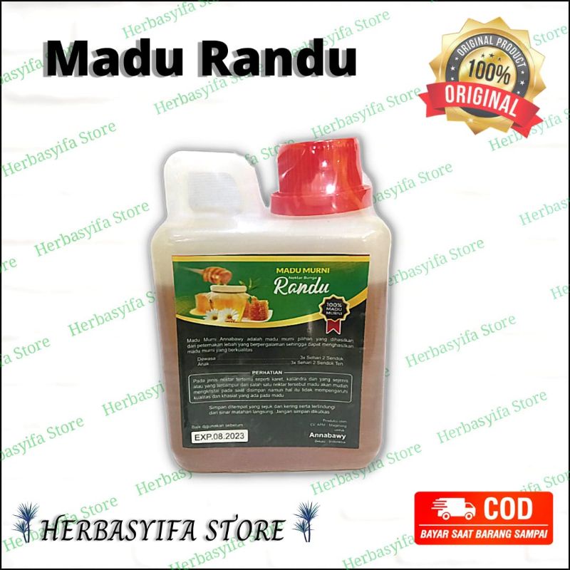 Madu Murni Bunga Randu 500 gram - Madu Asli Annabawy